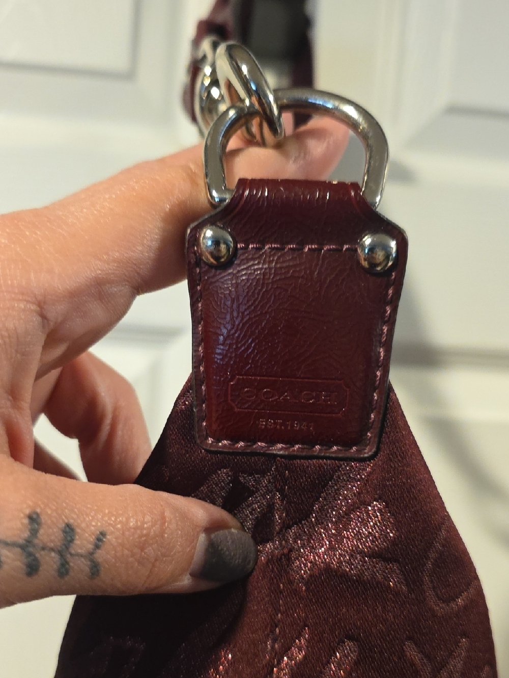 Coach Holiday Limited Edition Lurex Signature Hobo - Picture 10 of 11